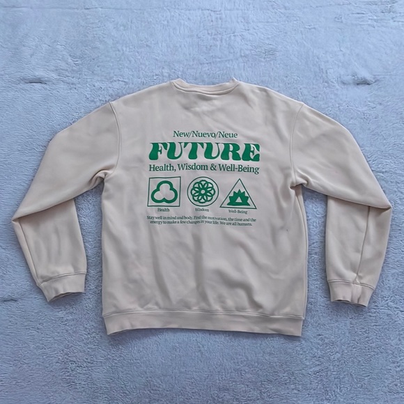 Pale Yellow H&M Crewneck - Picture 2 of 4